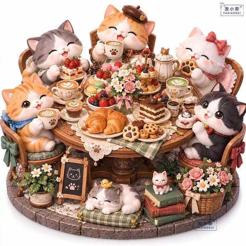 【NEW ARRIVAL】Cat 3D Fridge Magnet V3
