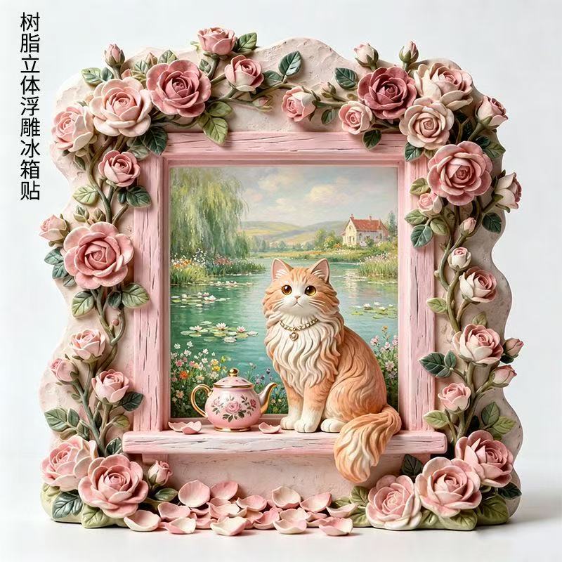 【NEW ARRIVAL】Cat 3D Fridge Magnet V3