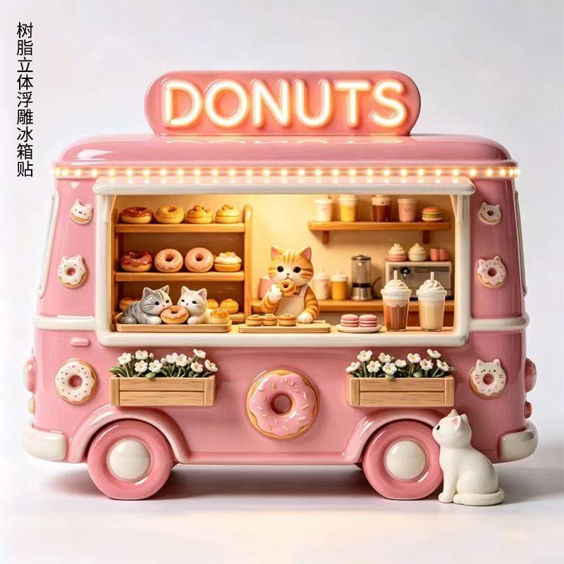 【NEW ARRIVAL】Cat 3D Fridge Magnet V3