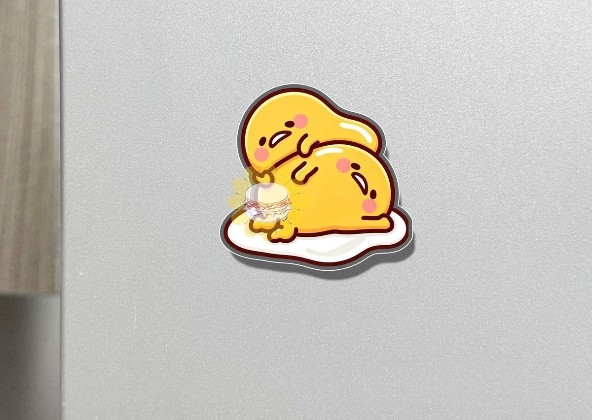 【NEW ARRIVAL】Lazy Egg Fridge Magnet