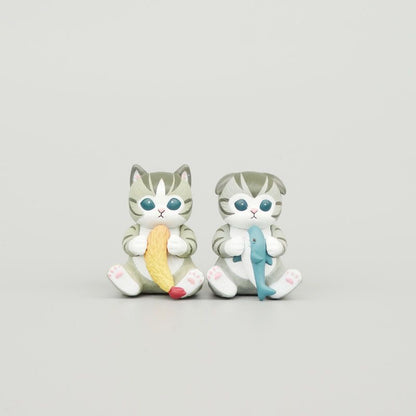 【NEW ARRIVAL】Mofusand Cat Hugging Mini Figure