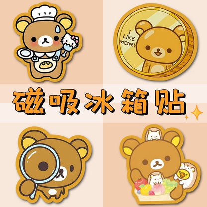 【NEW ARRIVAL】Rilakkuma Fridge Magnet,2 in 1 bag