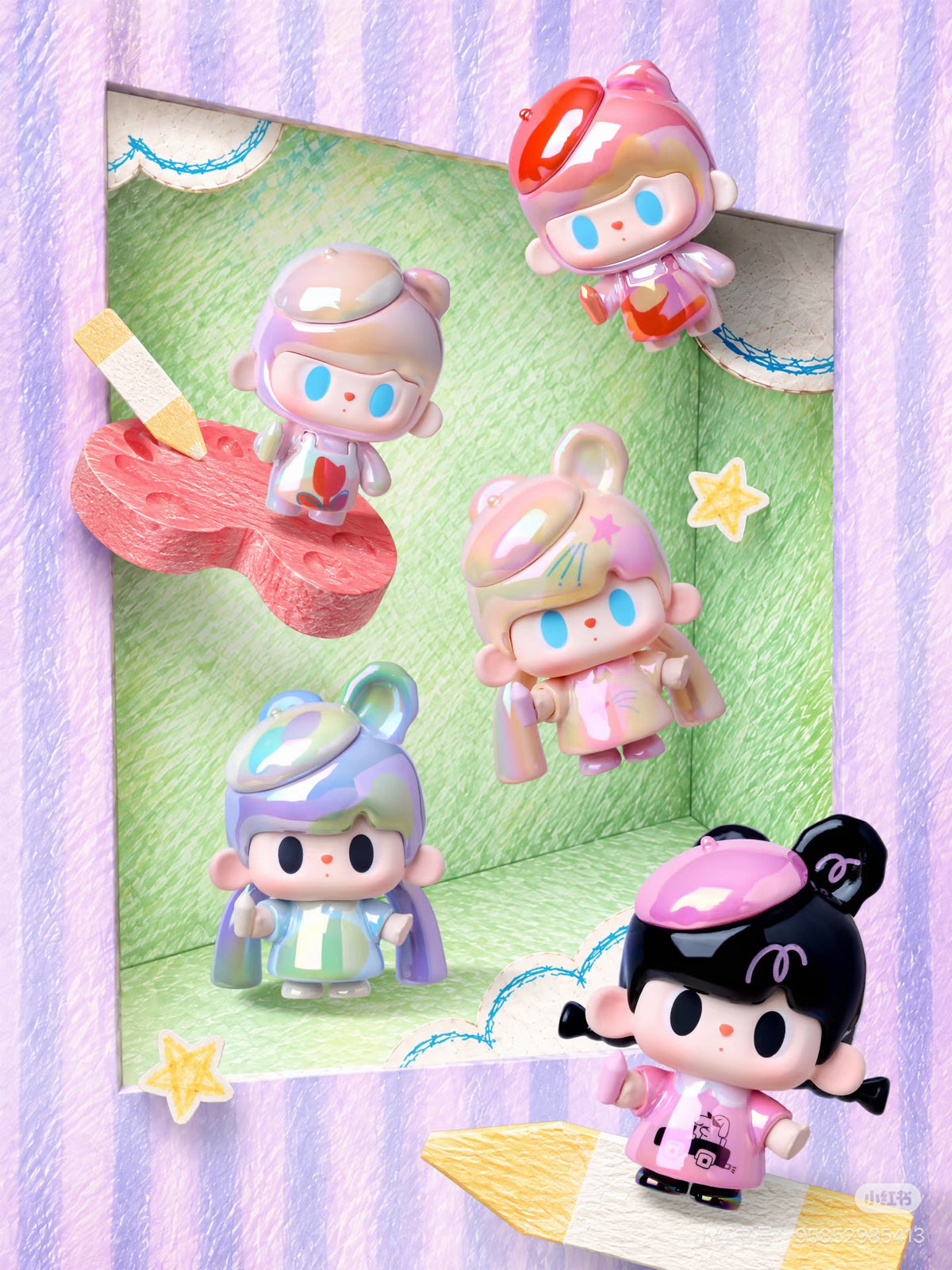 【NEW ARRIVAL】TUTU BEAR Little Me,Big Dream Mini Bean,4 in 1 bag