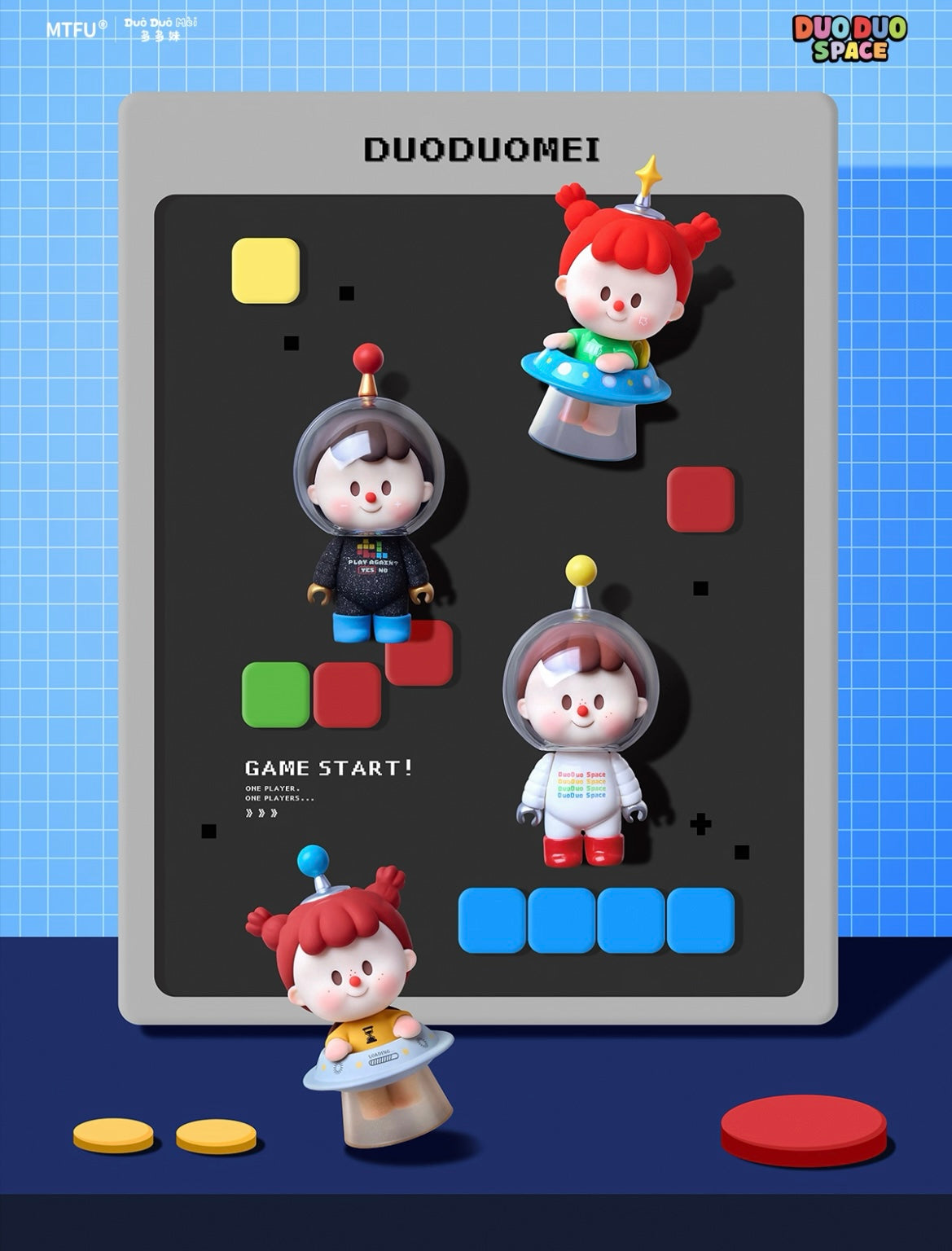 DuoDuoMei Space Mini Figure