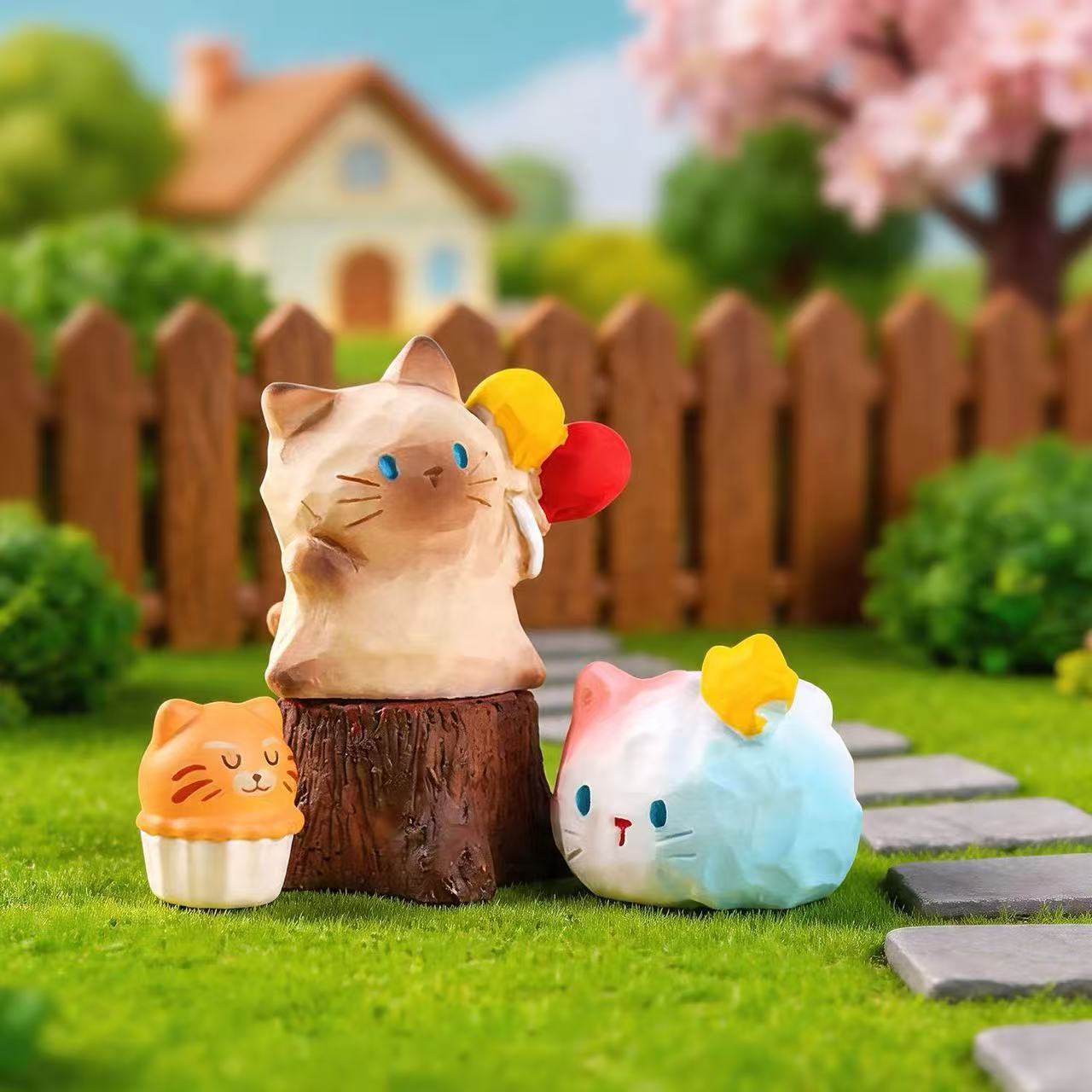 【NEW ARRIVAL】Siamese Cat Mini Figure-SHIP WITH OTHER ITEMS