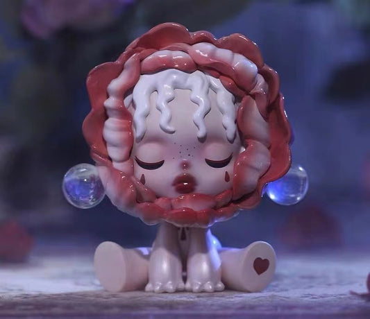 Skull panda-ancient castle in the forest toy doll
